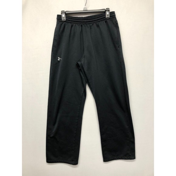 Under Armour Men Active Pants Sweatpants Size Medium Black B229 -30 - Picture 1 of 16